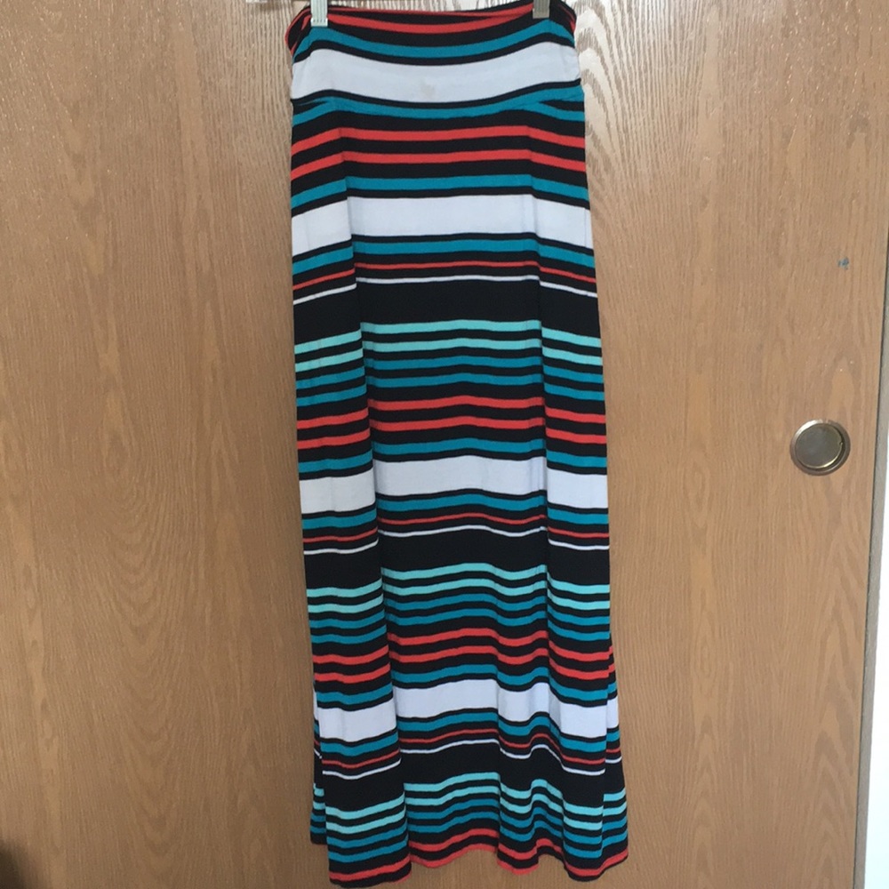 Striped Maxi Skirt